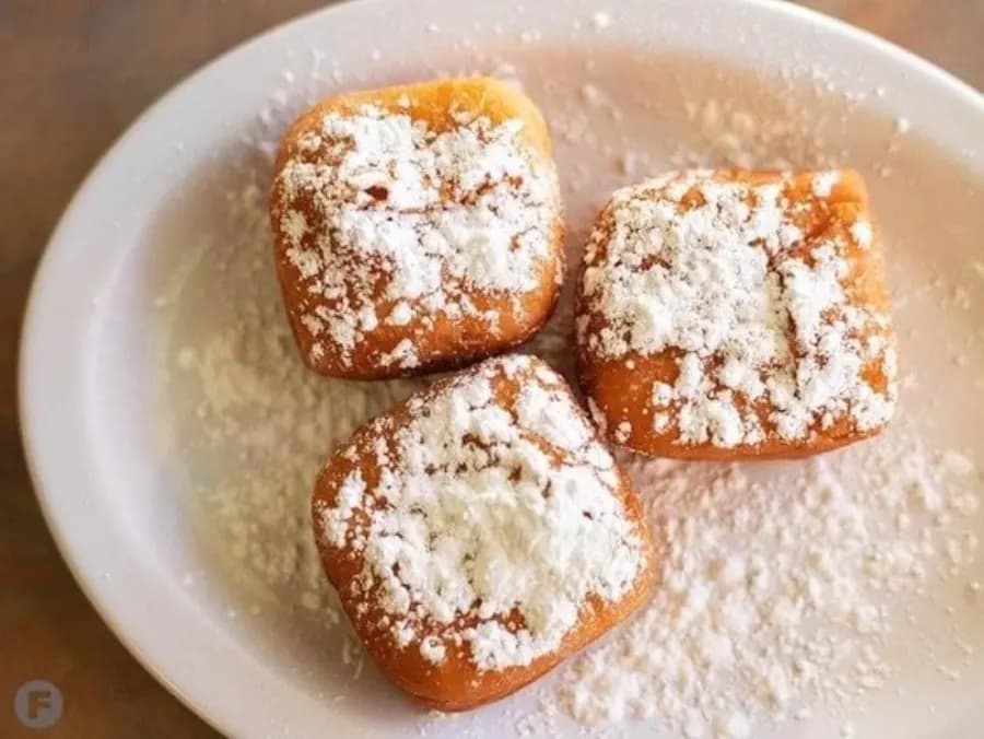 Freshly fried beignets