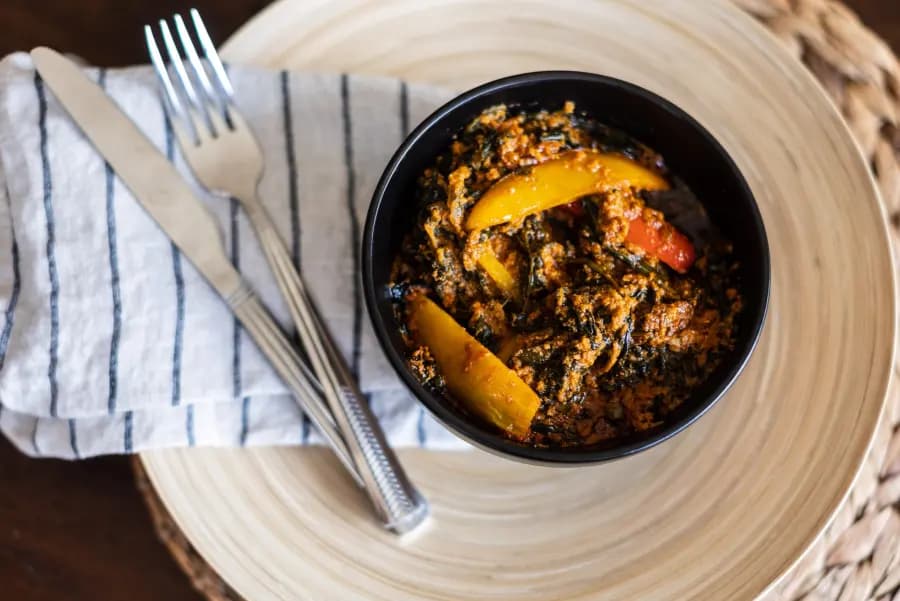 Egusi stew prepared by FUFU n' Sauce