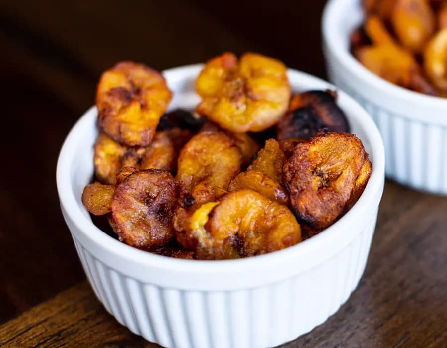 Fried plantains prepared by FUFU n' Sauce