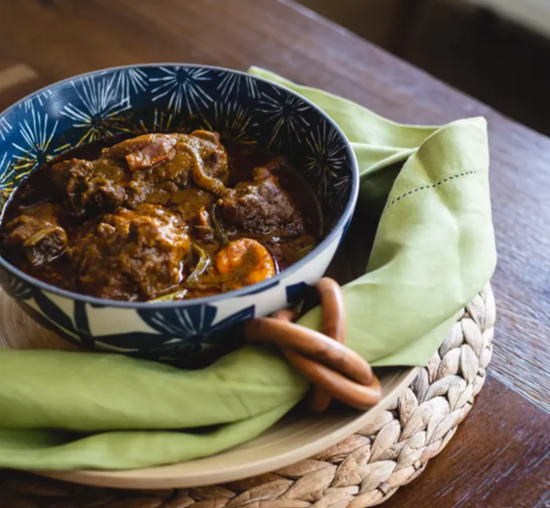 Oxtail in Palm Nut Stew